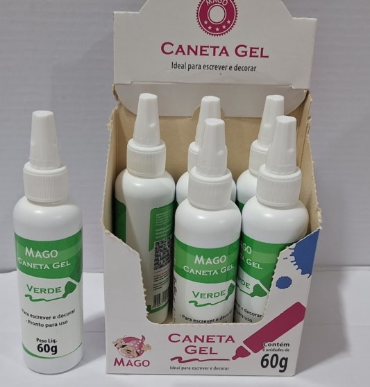 CANETA GEL VERDE 60GR UND